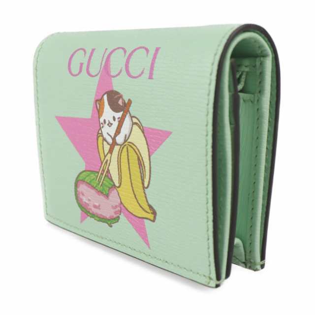 魅了 GUCCI グッチ ばなにゃ 二つ折り財布 agapeeurope.org