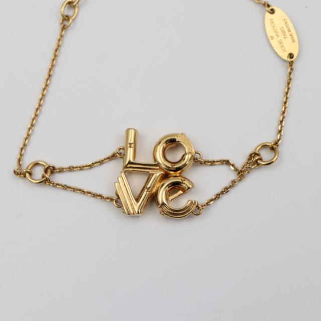 美品 LOUIS VUITTON ルイ ヴィトン LV&ME LOVE M62844 ブレスレット 