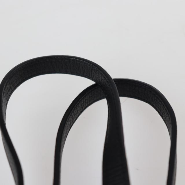 美品 BOTTEGAVENETA ボッテガヴェネタ ANGLE アングル パルメラート 576143 ショルダーバッグ カーフレザー ブラック クロスボディ【本物保証】_6