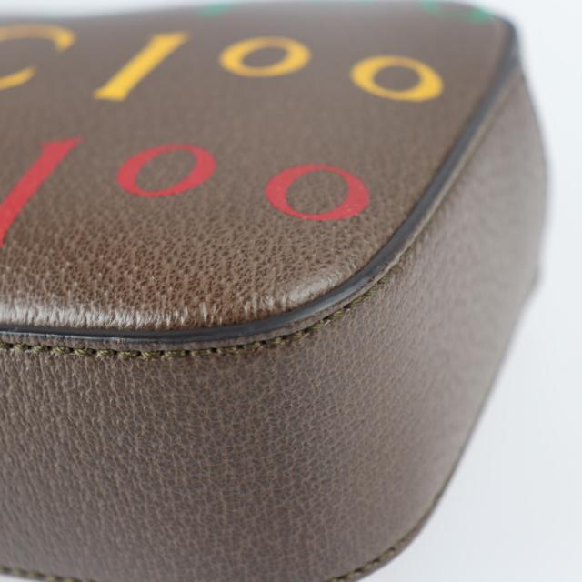 新品未使用展示品 GUCCI グッチ ベルトバッグ 100周年記念 602695 ウエストバッグ カーフレザー ブラウン ロゴ ボディバッグ ウエストポーチ バムバッグ【本物保証】_3