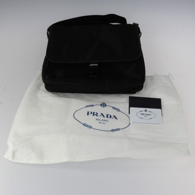 美品 PRADA プラダ メッセンジャーバッグ 2VD951 ショルダーバッグ ナイロン ブラック メッセンジャー【本物保証】の通販は