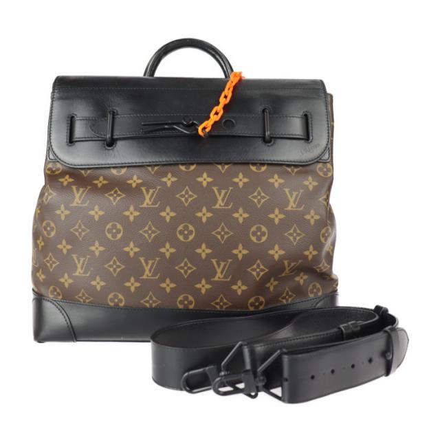 LOUIS VUITTON ルイ ヴィトン スティーマー PM モノグラム M44473 ショルダーバッグ PVC レザー ブラウン ソーラレイ 2WAY ハンドバッグ ビトン【本物保証】