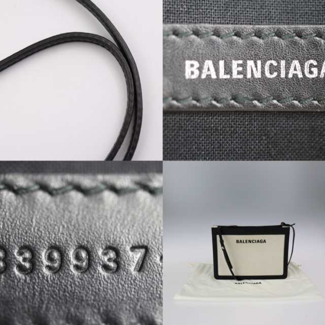 美品 BALENCIAGA バレンシアガ ネイビーポシェット 339937 ショルダー