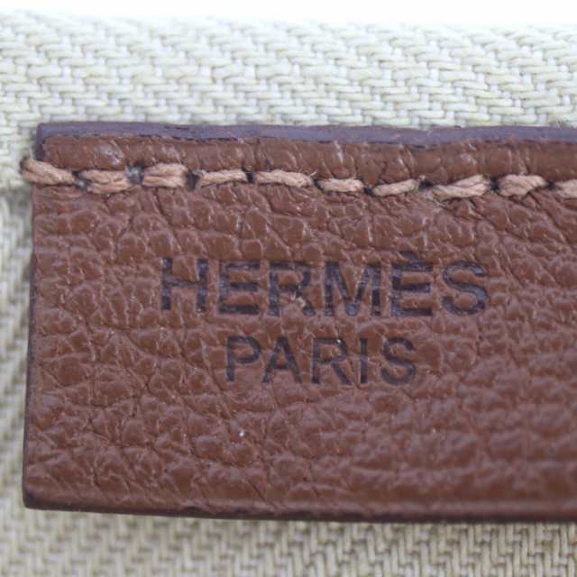 HERMES エルメス カバス カリカット トートバッグ キャンバス レザー