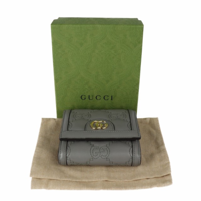 新品未使用展示品 GUCCI グッチ GGマトラッセ 723799 二つ折り財布