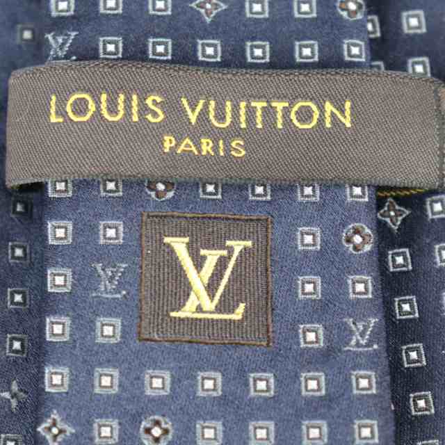 新品未使用展示品 LOUIS VUITTON ルイ ヴィトン ネクタイ シルク100