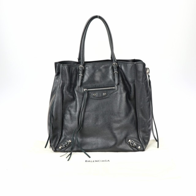 BALENCIAGA バレンシアガ ペーパー A5 トートバッグ 357330 カーフ ...