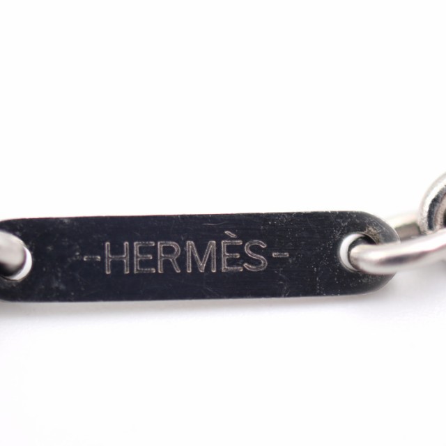 超美品 HERMES エルメス カヴァリエ Cavalier ネックレス メタル シルバー ペンダント 馬モチーフ【本物保証】