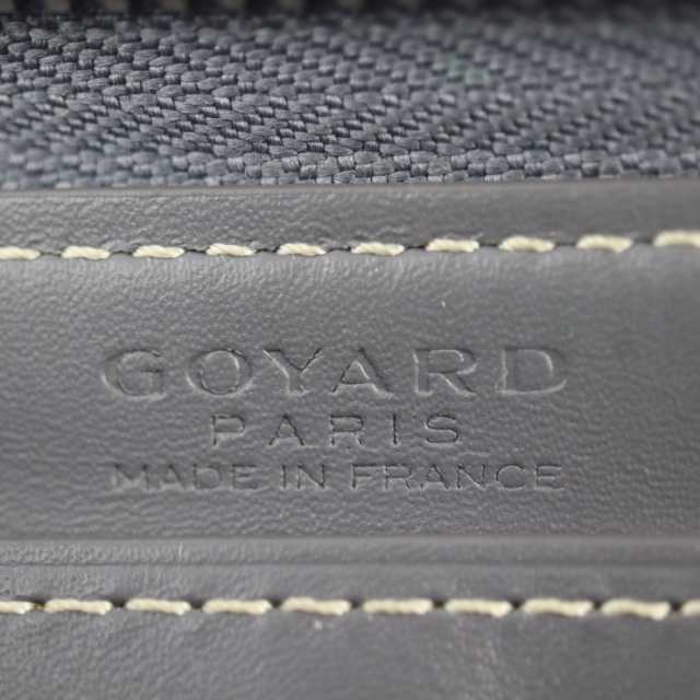 GOYARD ゴヤール マティニョン ジップ GM 長財布 PVC レザー グレー ...