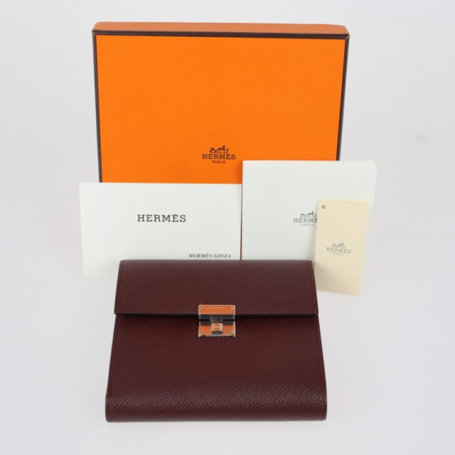 新古未使用展示品 HERMES エルメス クリック12 三つ折り財布 ヴォー