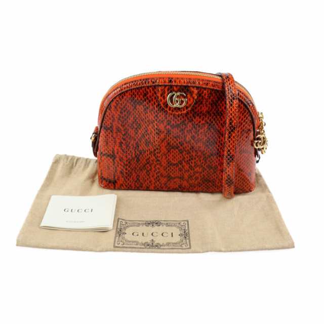 超美品 GUCCI グッチ GGマーモント 499621 ショルダーバッグ パイソン レッド系 ダブルG クロスボディ【本物保証】の通販はau PAY  マーケット - 3R boutique | au PAY マーケット－通販サイト