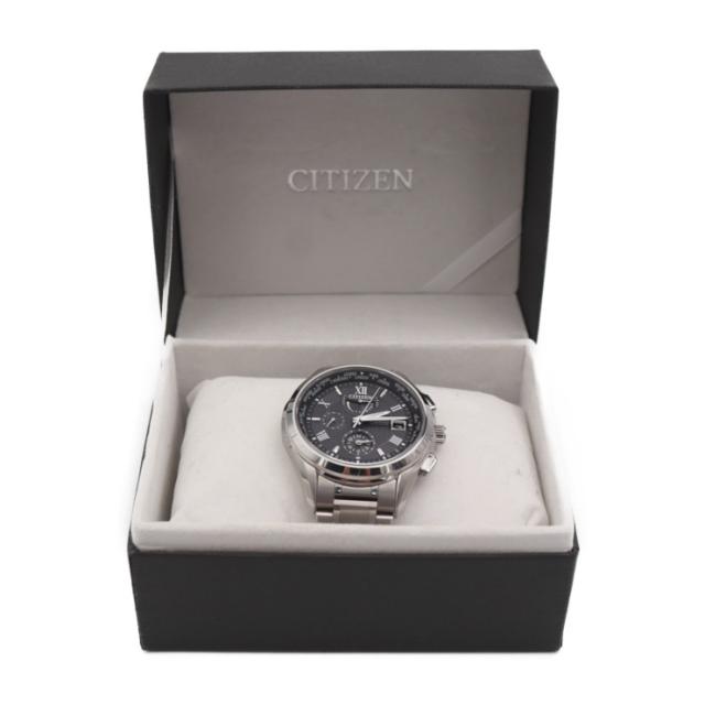 超美品 CITIZEN シチズン EXCEED エクシード AT9110-58E 腕時計 チタン シルバー エコドライブ ソーラー電波 H820-T023916【本物保証】_9