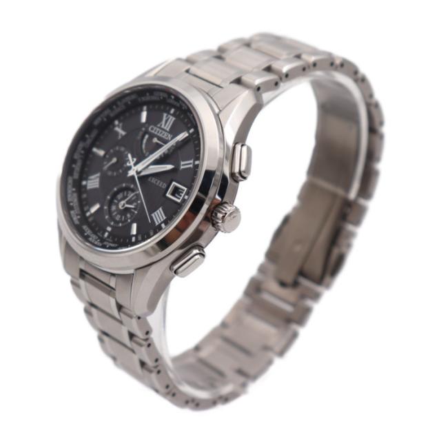 超美品 CITIZEN シチズン EXCEED エクシード AT9110-58E 腕時計 チタン シルバー エコドライブ ソーラー電波 H820-T023916【本物保証】_1