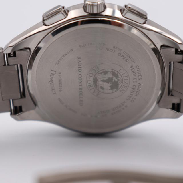 超美品 CITIZEN シチズン EXCEED エクシード AT9110-58E 腕時計 チタン シルバー エコドライブ ソーラー電波 H820-T023916【本物保証】_5