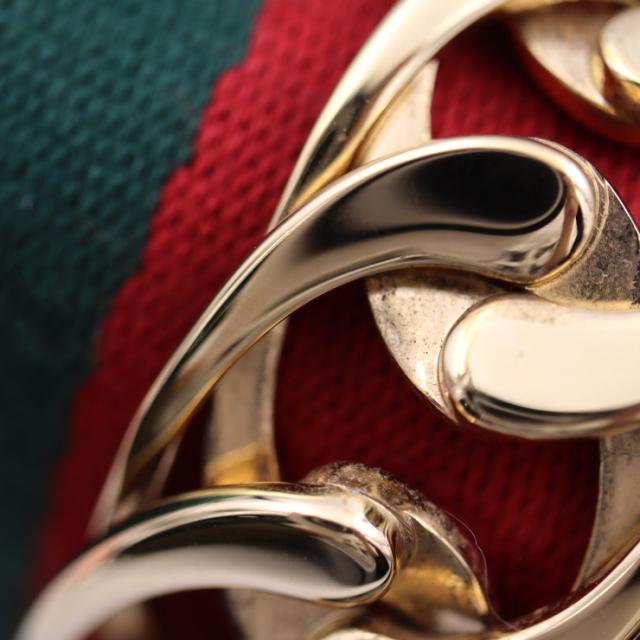 美品 GUCCI グッチ シルヴィ シェリーライン 421882 ショルダーバッグ