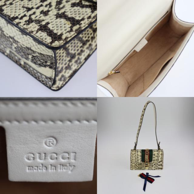 美品 GUCCI グッチ シルヴィ シェリーライン 421882 ショルダーバッグ 