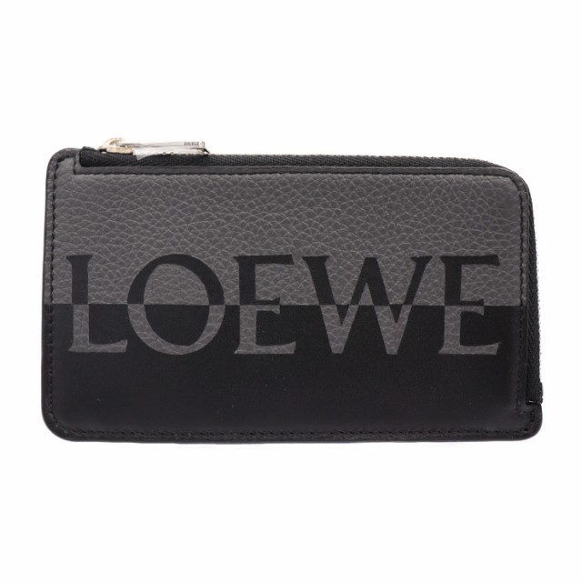 新古未使用展示品 LOEWE ロエベ シグネチャー コイン カードホルダー