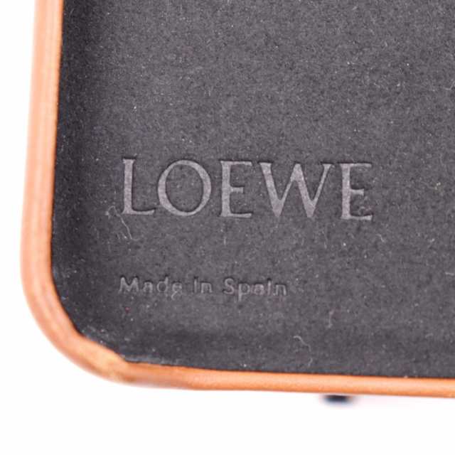 LOEWE ロエベ iphone 11Pro Max ケース その他小物 レザー ブラウン