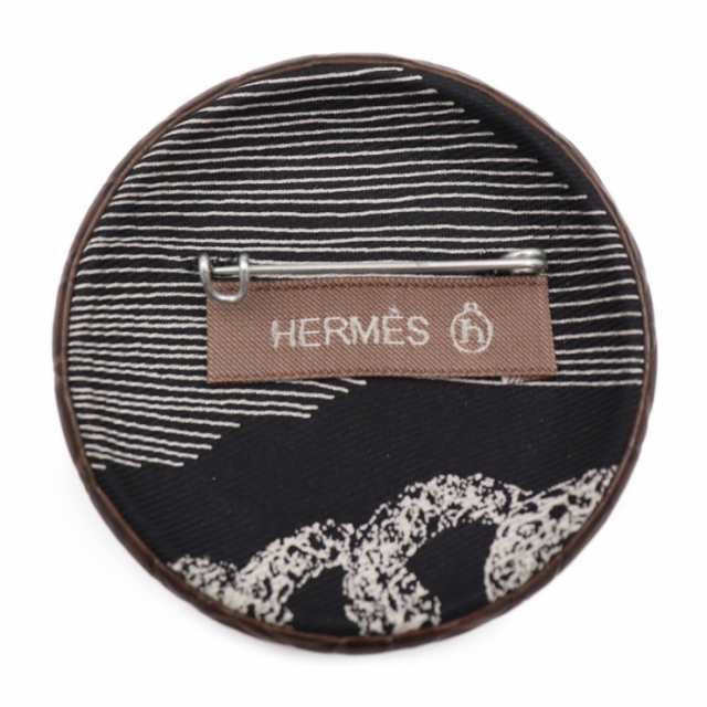 18114円 新古未使用展示品 HERMES エルメス ブローチMM プティアッシュ H1022508 92 ブローチ ポロサス シルク ブラウン系 バッジ  クロコダイル【の通販はau PAY マーケット - 3R boutique | au PAY マーケット－通販サイト