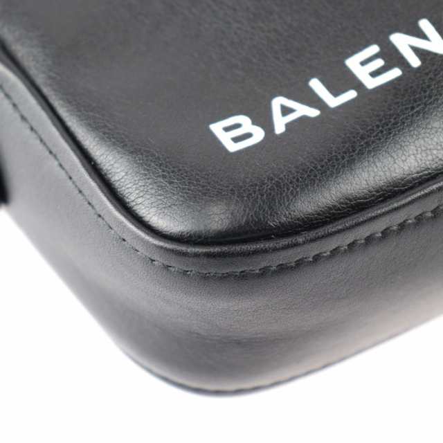 BALENCIAGA バレンシアガ トライアングル  クラッチバッグ 476976 レザー   ブラック シルバー金具  ポーチ セカンドバッグ 【本物保証】