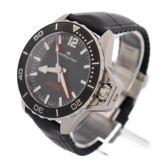 【本日限定値下げ】ハミルトン H77825330 カーキネイビー カーキ ネイビー Openwater Auto - ダイヤルカラー:ブラック