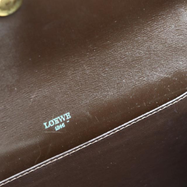 LOEWE ロエベ バッグ - ショルダーバッグ クロコダイル ブラウン 2WAY