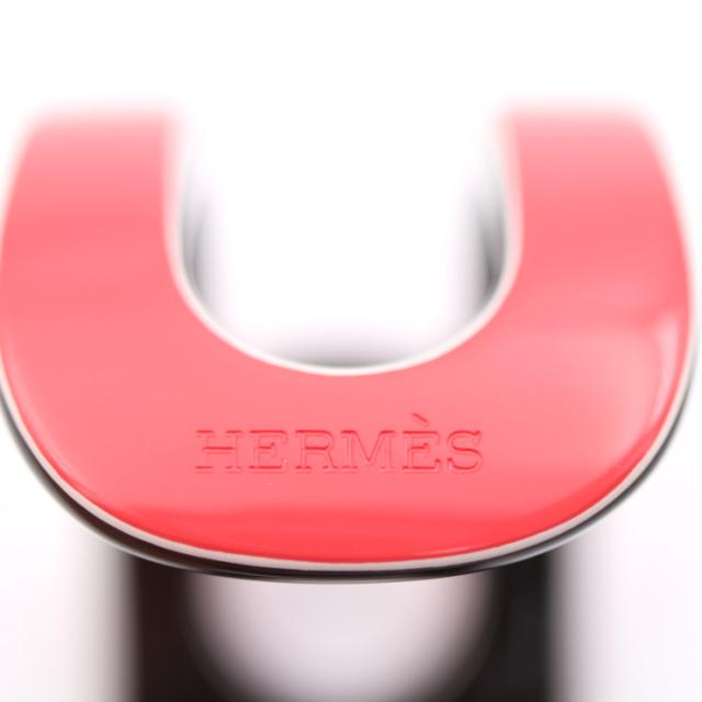 超美品 HERMES エルメス ヴァリアシオン - バングル 表記サイズ S ラッカーウッド ピンク系 カフブレス【本物保証】_5