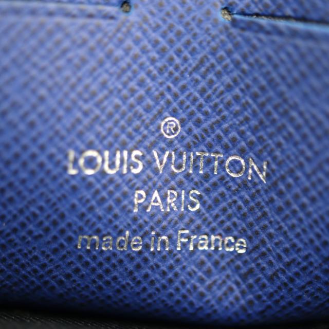 美品 LOUIS VUITTON ルイ ヴィトン ポシェット ヴォワヤージュ MM タイガ M30399 セカンドバッグ レザー コバルト ブルー クラッチバッグ ポーチ ビトン【本物保証】 その他バッグ
