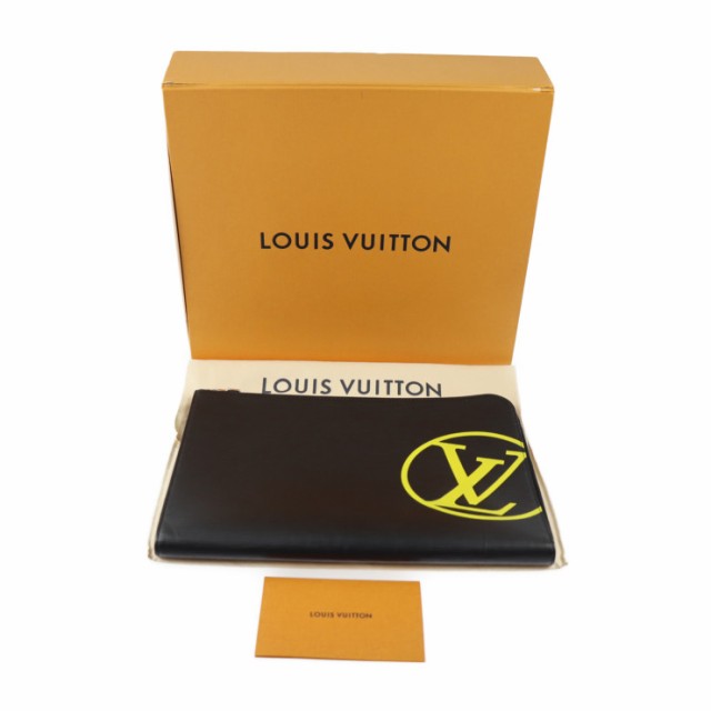 美品 LOUIS VUITTON ルイ ヴィトン ポシェット ジュール GM エピ M68198 クラッチバッグ レザー ブラック セカンドバッグ ポーチ LVサー