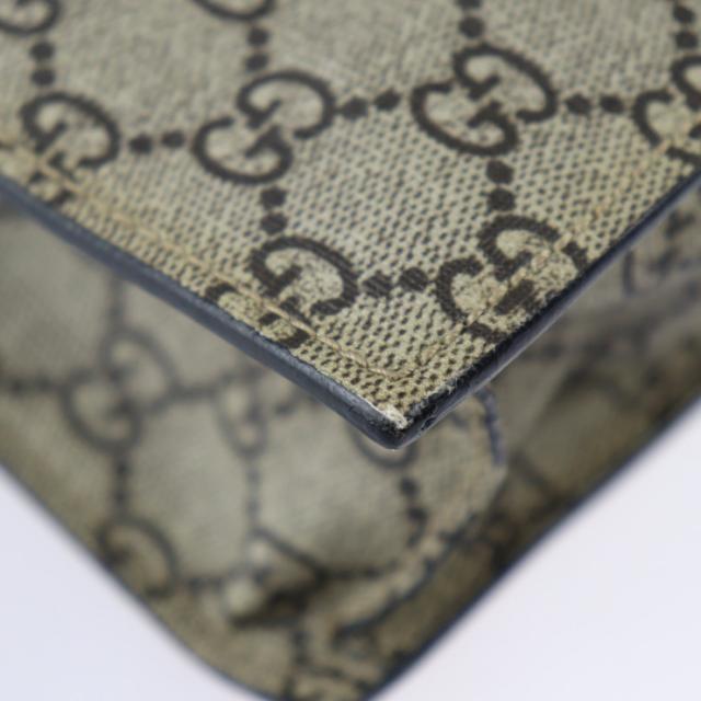 美品 GUCCI グッチ Bee Print ビープリント トートバッグ GGスプリーム 450950 トートバッグ PVC レザー ベージュ 2WAY ショルダーバッグ 蜂【本物保証】_4