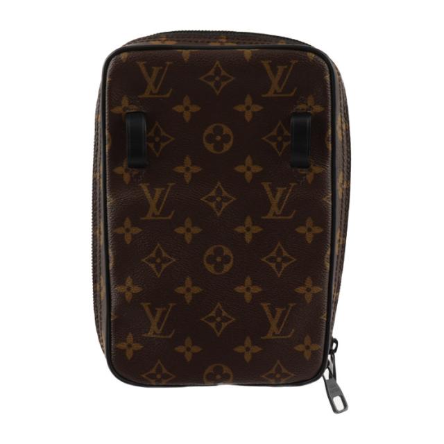 超美品 LOUIS VUITTON ルイ ヴィトン ソーラーレイ ユティリティ サイドバッグ モノグラム M44477 ショルダーバッグ PVC レザー ブラウン ボディバッグ ポーチ ビトン【本物保証】_3