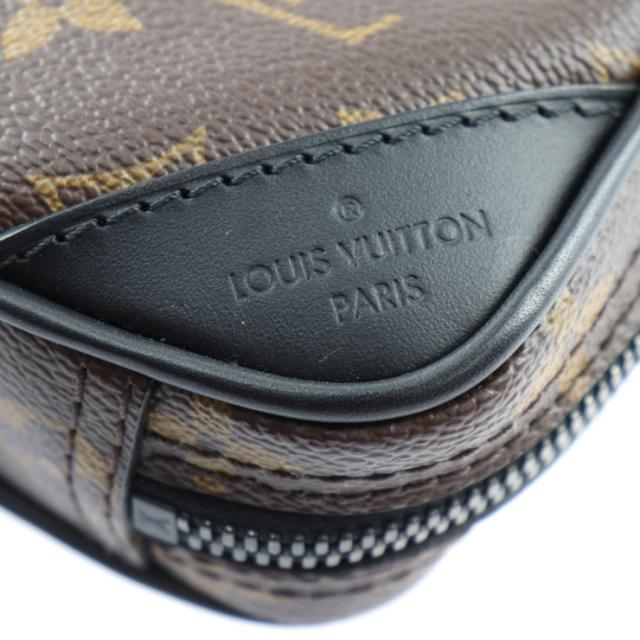 超美品 LOUIS VUITTON ルイ ヴィトン ソーラーレイ ユティリティ サイドバッグ モノグラム M44477 ショルダーバッグ PVC レザー ブラウン ボディバッグ ポーチ ビトン【本物保証】_5