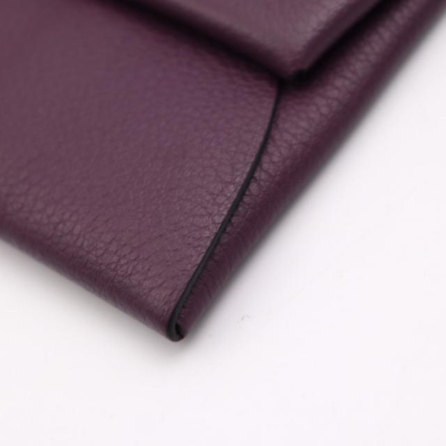 エルメスケース バスティア パープル HERMES エルメス コインケース バスティア レザー パープル