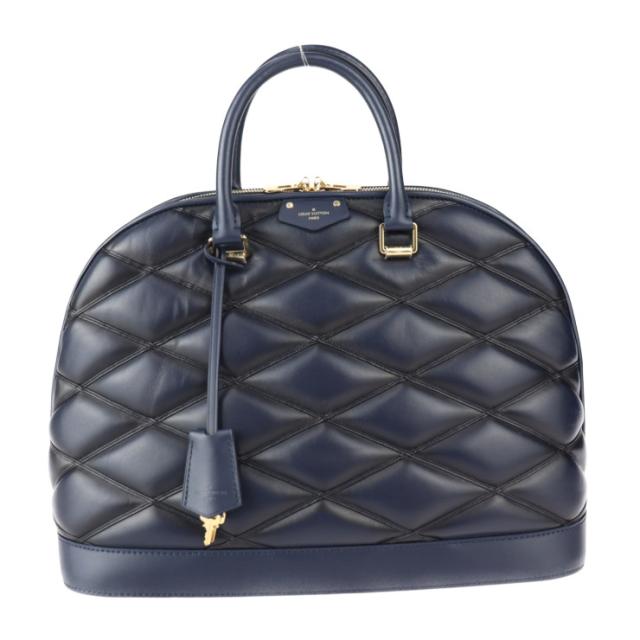 超美品 LOUIS VUITTON ルイ ヴィトン アルマGM マルタージュ M23723 ハンドバッグ ラムレザー ブルーマリーヌ キルティング ビトン【本物保証】の通販は