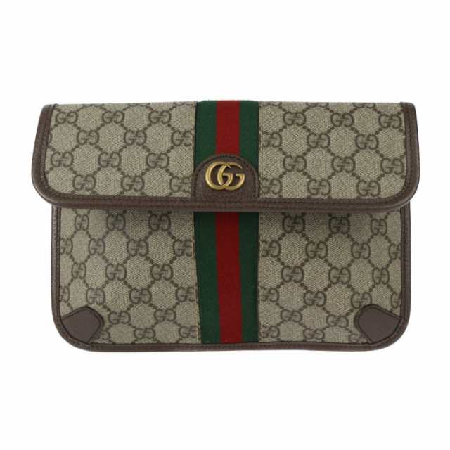 新品未使用展示品 GUCCI グッチ GG スモール ベルトバッグ オフィディア 752597 ウエストバッグ GGスプリームキャンバス レザー ベージュ