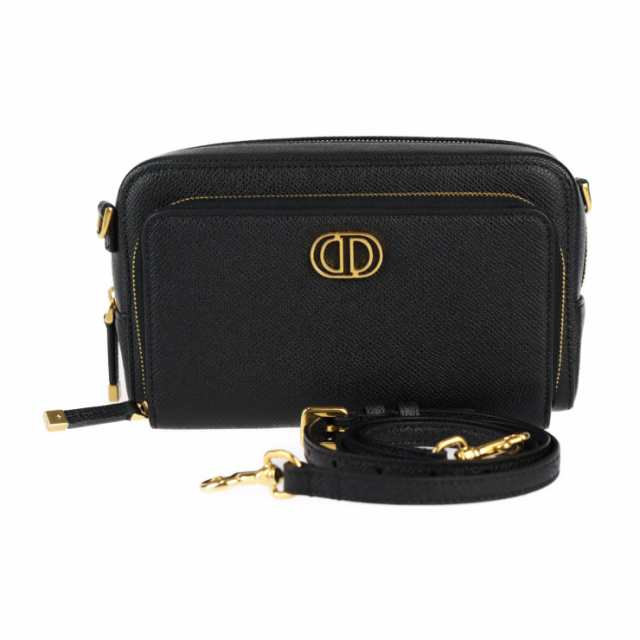 新古未使用展示品 Christian Dior クリスチャンディオール カロ ダブルポーチ S7431UBAE ショルダーバッグ カーフスキン ブラック 2WAY セカンドバッグ クラッチバッグ【本物保証】の通販は