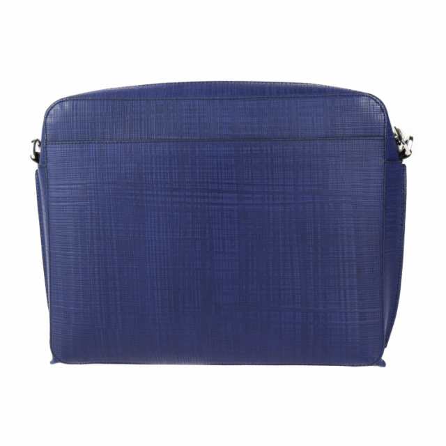 超美品 LOEWE ロエベ ゴヤ レポーター 316.60.P63 ショルダーバッグ カーフレザー ブルー系 アナグラム メッセンジャーバッグ【本物保証】の通販は