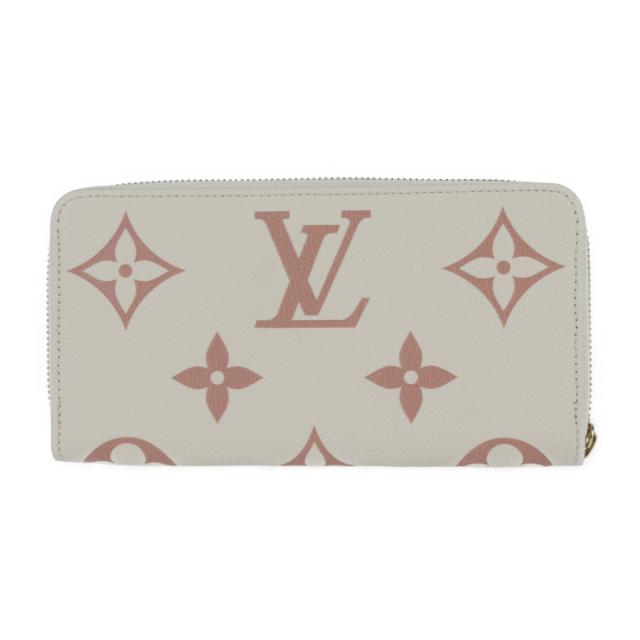 超美品 LOUIS VUITTON ルイ ヴィトン ジッピーウォレット M81914 長財布 モノグラムアンプラント クリーム ラウンドファスナー ビトン【本物保証】_2