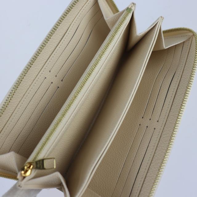 超美品 LOUIS VUITTON ルイ ヴィトン ジッピーウォレット M81914 長財布 モノグラムアンプラント クリーム ラウンドファスナー ビトン【本物保証】_6