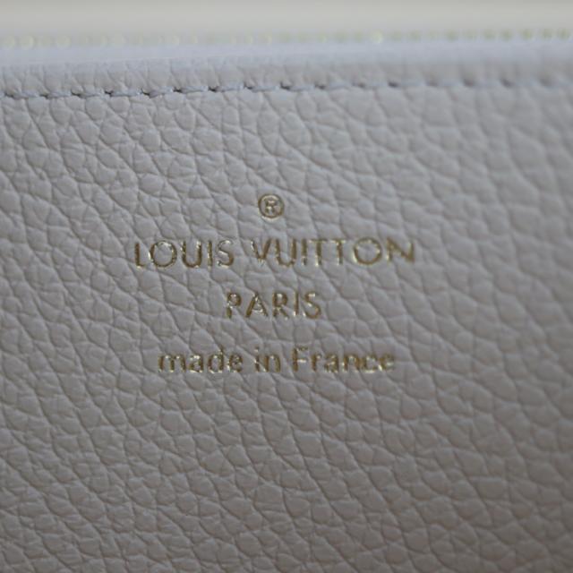 超美品 LOUIS VUITTON ルイ ヴィトン ジッピーウォレット M81914 長財布 モノグラムアンプラント クリーム ラウンドファスナー ビトン【本物保証】_8