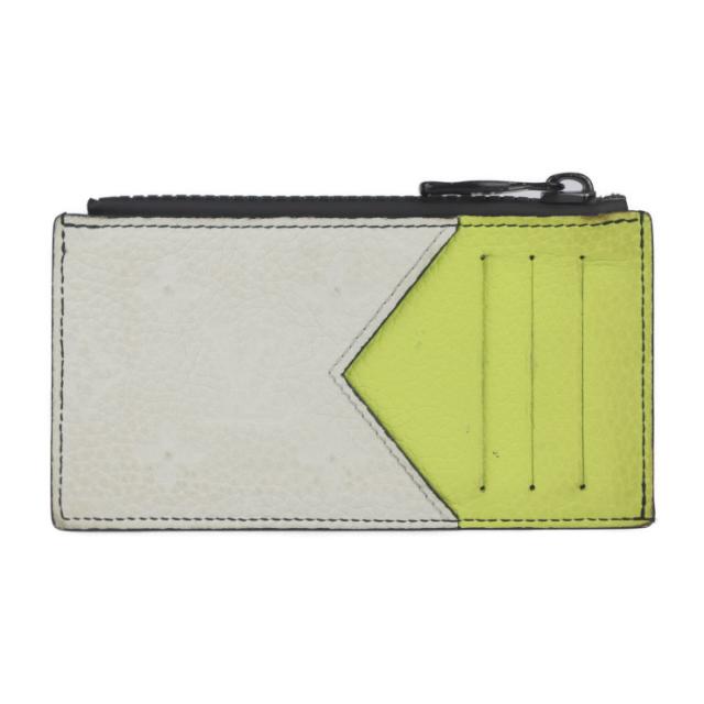 LOUIS VUITTON ルイ ヴィトン  カードホルダー ケース M81314 レザー   ホワイト×ブルー×イエロー×ブラック   LVロゴ モノグラム カードケース 小銭入れ フラグメントケース ビトン 【本物保証】 LOUIS VUITTON ルイ ヴィトン コインカードホルダー M81314 コイン