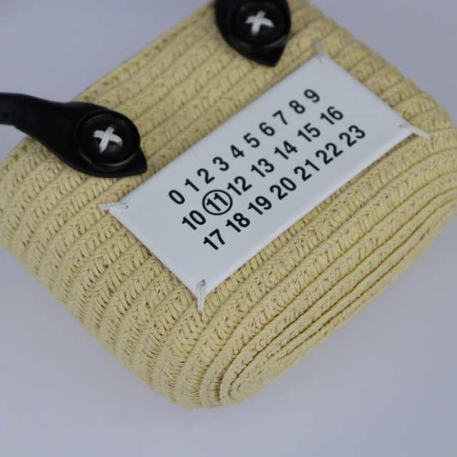 超美品 Maison Margiela メゾン マルジェラ マイクロ ペーパトート バッグチャーム SA1VL0006 ハンドバッグ セルロース織布×レザー ナチュラル【本物保証】の通販は 超美品 Maison Margiela メゾン マルジェラ マイクロ ペーパトート バッグチャーム SA1VL0006 ハンドバッグ セルロース織布×レザー ナチュラル【本物保証】の通販は