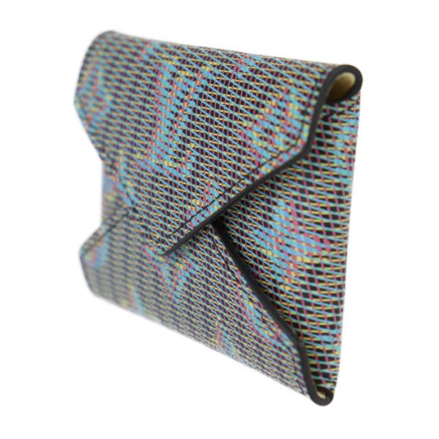 超美品 LOUIS VUITTON ルイ ヴィトン キリガミ ネックレス モノグラム LVポップ M68613 カードケース カーフレザー ブルー系 チェーン マルチケース 小物入れ 名刺入れ ペンダント【本物保証】_2