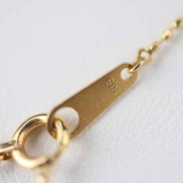 courreges クレージュ デザインネックレス - ネックレス K18ゴールド