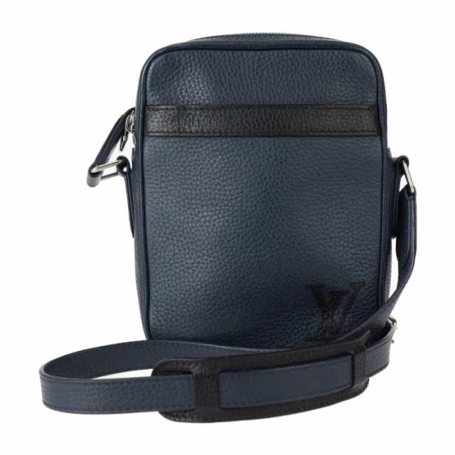 美品 LOUIS VUITTON ルイ ヴィトン ダヌーブPM M55168 ショルダーバッグ トリヨンレザー ネイビー ポシェット クロスボディバッグ ビトン【本物保証】の通販は 223,600円