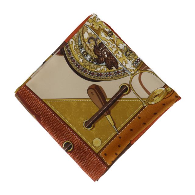 ☘️美品☘️ HERMES　TOUT CUIR すべて革 　スカーフ カレ90 美品 HERMES エルメス TOUT CUIR すべて皮 カレ90 - スカーフ