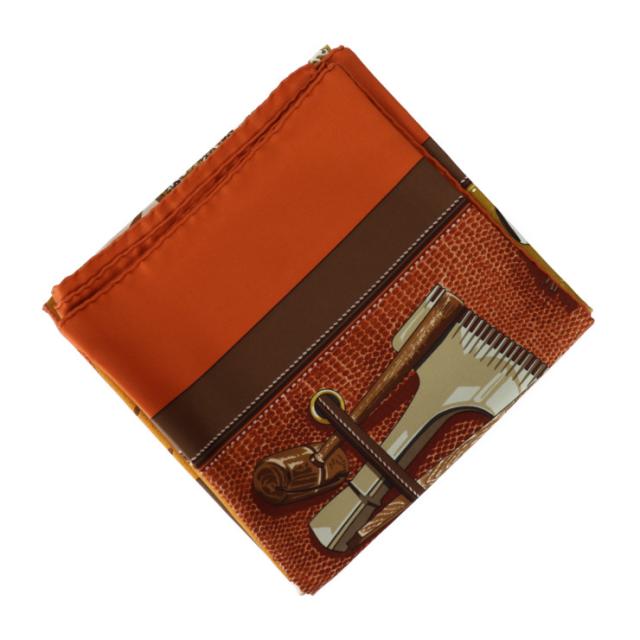 美品 HERMES エルメス TOUT CUIR すべて皮 カレ90 - スカーフ