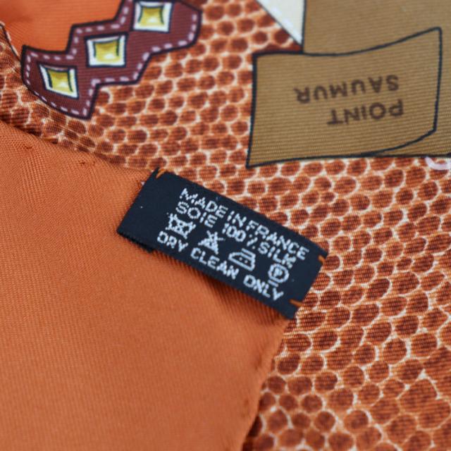 美品 HERMES エルメス TOUT CUIR すべて皮 カレ90 - スカーフ