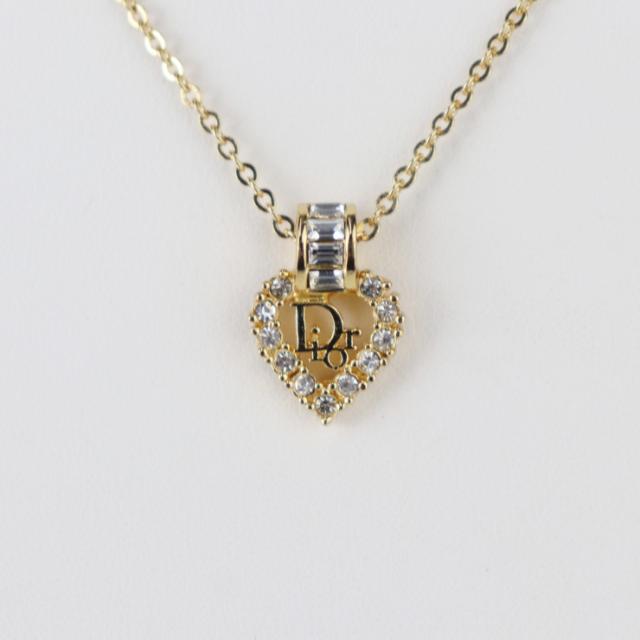 お得，格安】 美品 Christian Dior ネックレス ハート 鍵 ペンダント