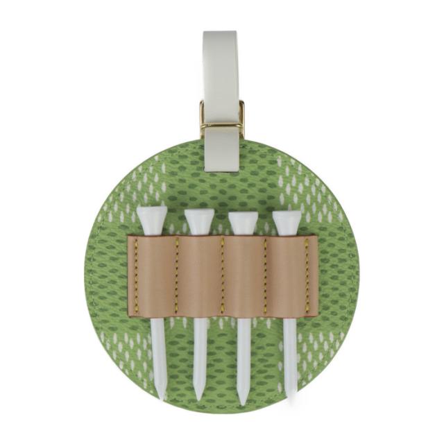 超美品 LOUIS VUITTON ルイ ヴィトン バッグ タグ・ゴルフティー GI1063 その他小物 レザー ダミエ ゴルフ キャンバス グリーン系 バッグチャーム【本物保証】